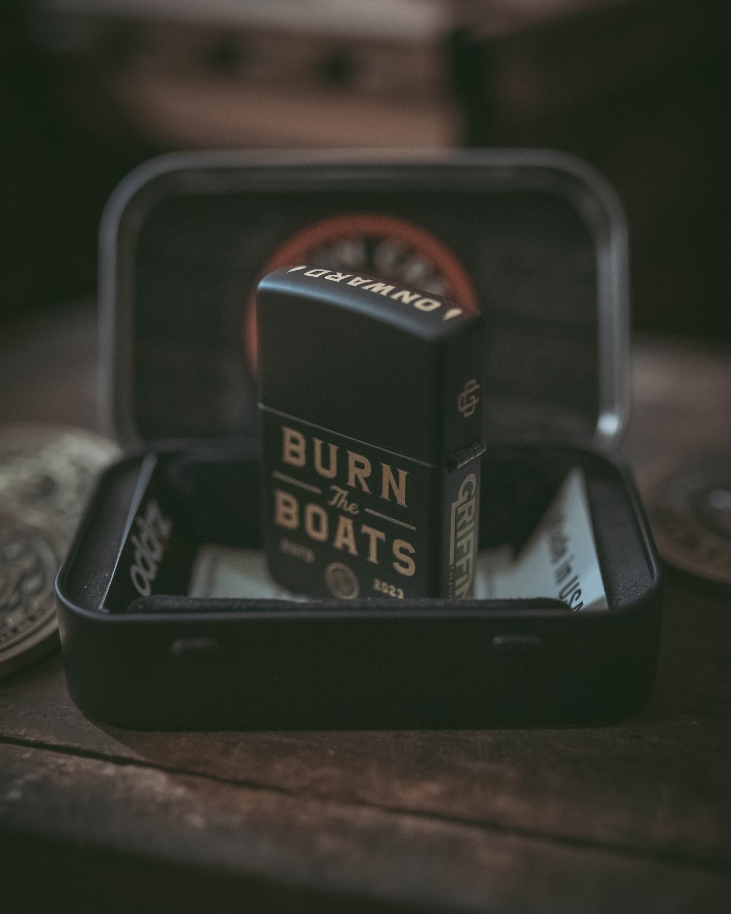 BURN THE BOATS ZIPPO