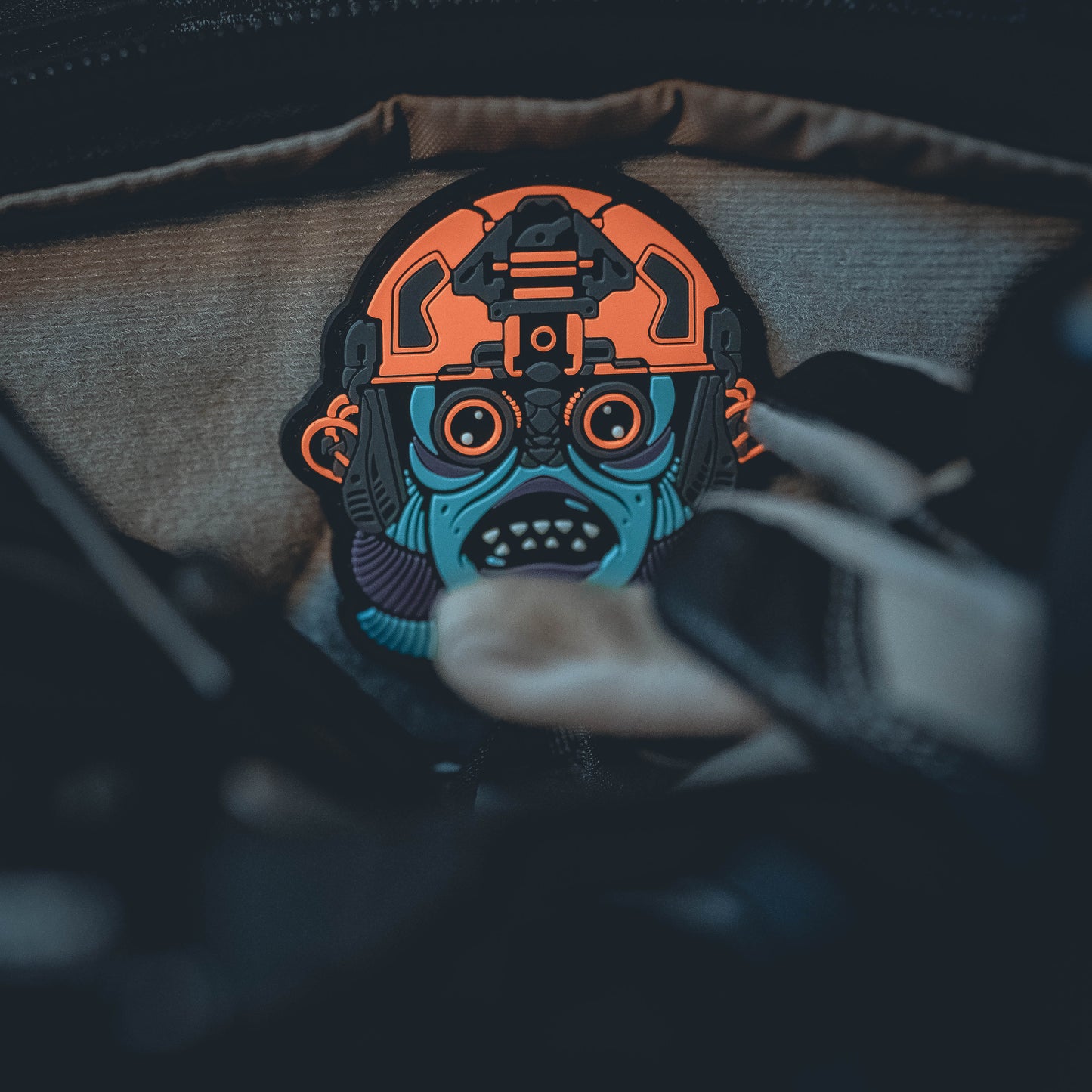 NIGHTMOVES SERIES 2 GID PATCH (ORANGE & TEAL)