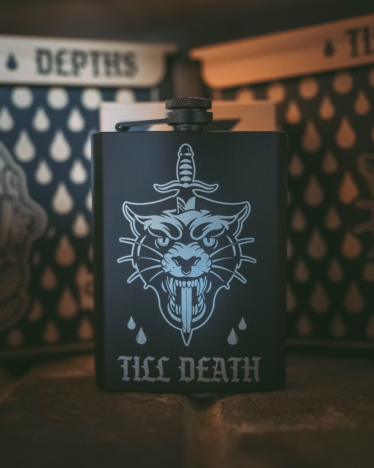 TILL DEATH FLASK