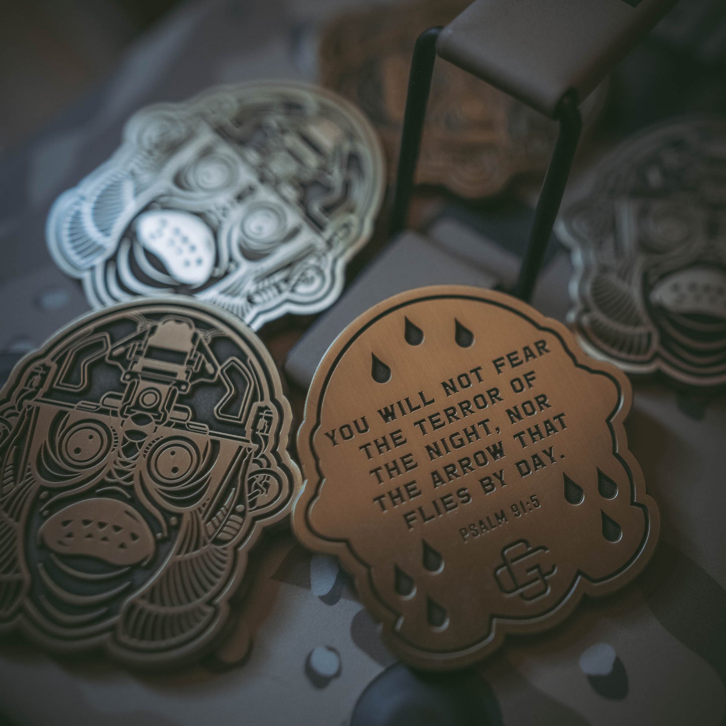 UNSHAKEN CHALLENGE COIN